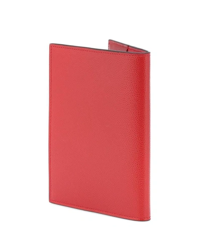 Shop Mark Cross Leather Passport Holder In Red