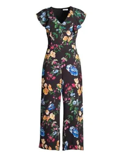 Shop Parker Tommi Combo Print Jumpsuit In Black Calla