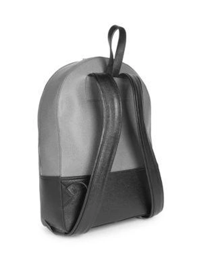 Shop Thom Browne Unstructured Leather Backpack In Black
