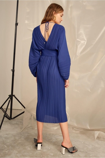 Shop C/meo Collective Decided Dress In Cobalt