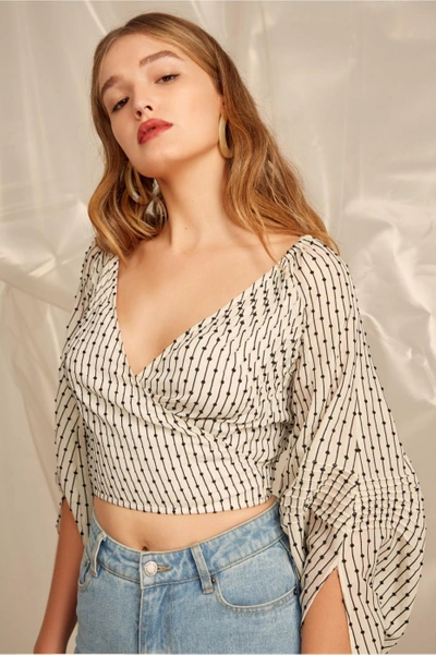 Shop C/meo Collective Even Love Top In Ivory