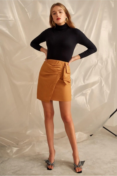 Shop C/meo Collective Advance Skirt In Mustard