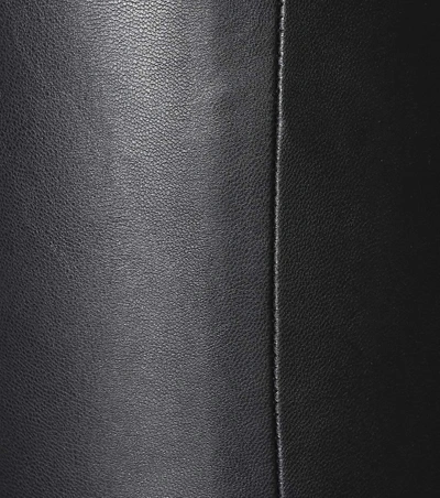 Velvet Berdine Faux Leather Leggings In Black
