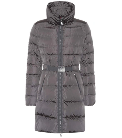 Shop Moncler Accenteur Down Coat In Grey