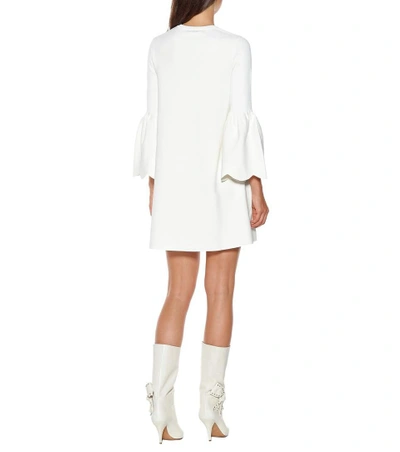 Shop Valentino Jersey Dress In White