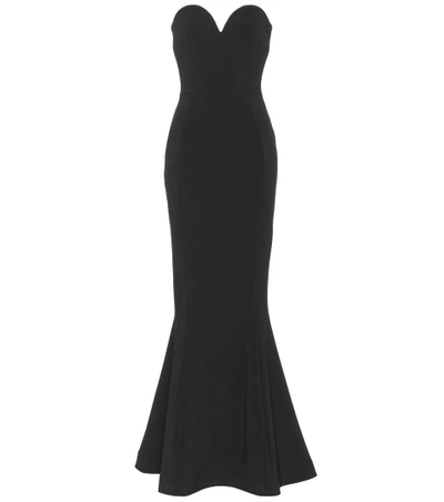 Shop Rebecca Vallance Dahlia Bustier Gown In Black