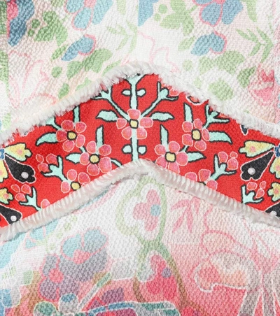 Shop Peter Pilotto Floral Stretch Silk Dress In Multicoloured