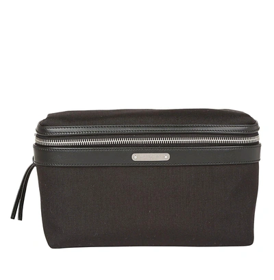 Shop Saint Laurent Box Belt Bag In Black