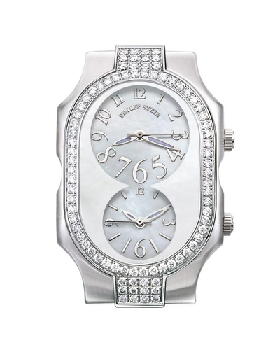 Shop Philip Stein Signature Diamond Watch Case In Nocolor