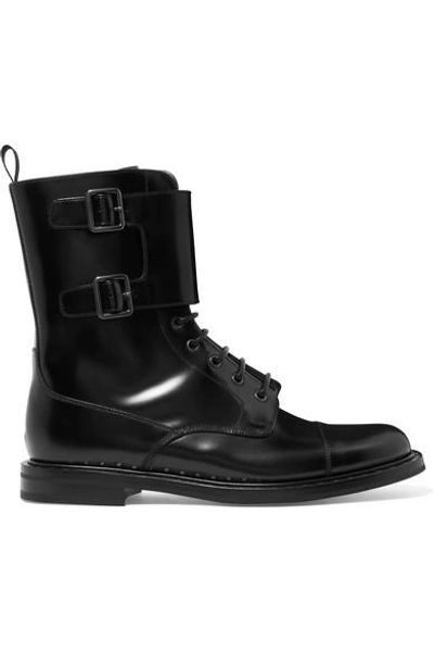 Shop Church's Stefy Leather Ankle Boots In Black