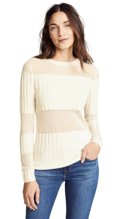 Shop J Brand Andrea Cashmere Silk Slim Sweater In Athena