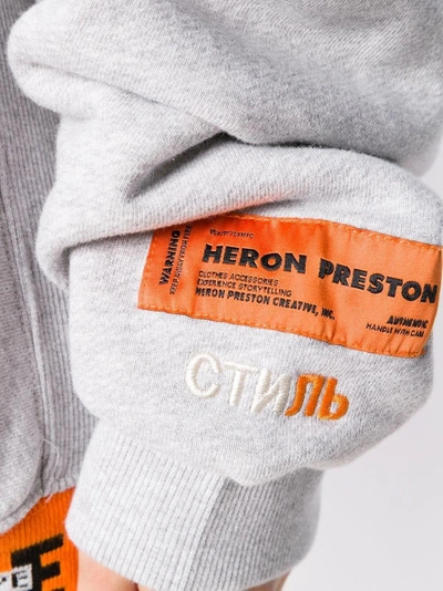 Shop Heron Preston Hooded Sweatshirt