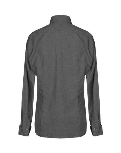 Shop Al Duca D'aosta Solid Color Shirt In Grey
