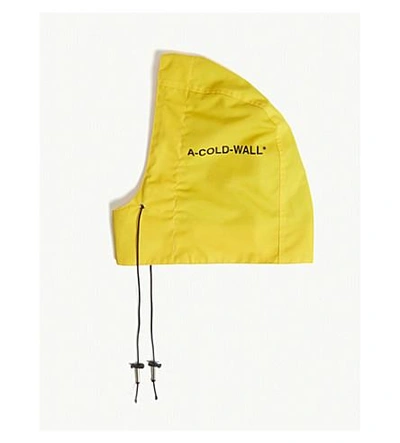 Shop A-cold-wall* Nylon Hood In Amber