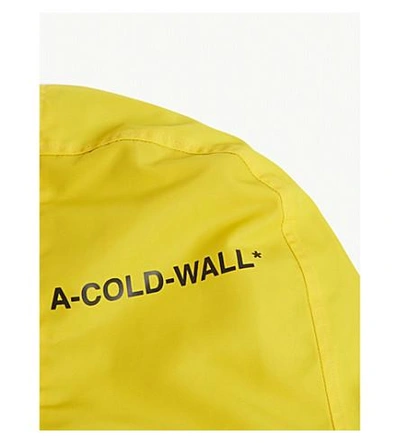 Shop A-cold-wall* Nylon Hood In Amber