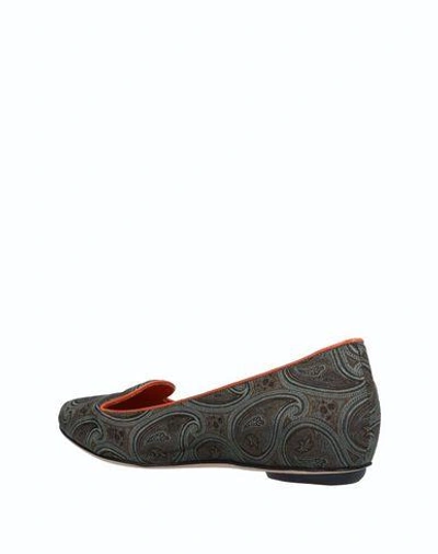 Shop Bams Loafers In Green