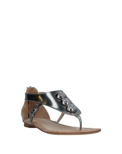 Shop Jerome C. Rousseau Sandals In Grey