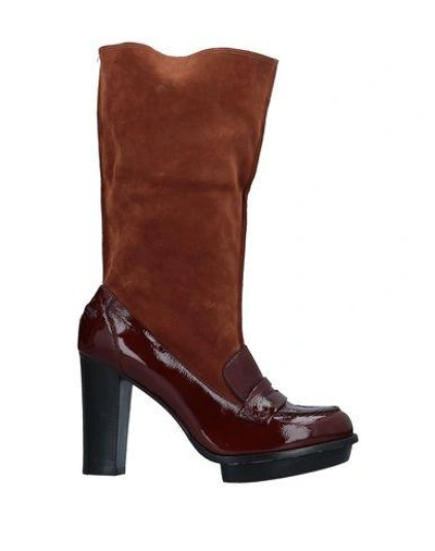 Shop Marc By Marc Jacobs Boots In Dark Brown