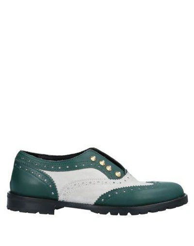 Shop L'f Shoes Loafers In Green