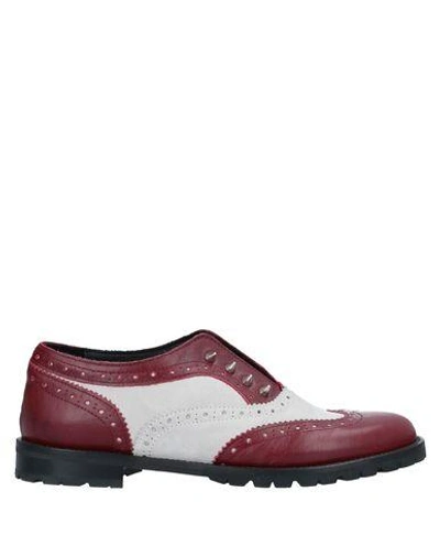 Shop L'f Shoes Loafers In Brick Red