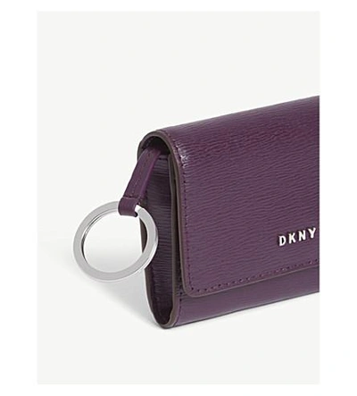 Shop Dkny Bryant Textured Leather Mini Purse In 6bj