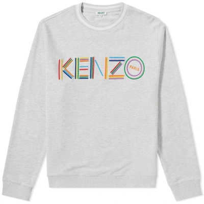 Shop Kenzo Sport Sweat 'high Summer' In Grey