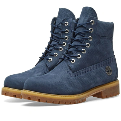 Shop Timberland 6" Premium Boot In Blue