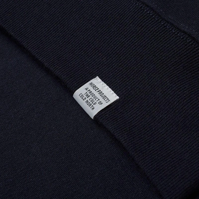 Shop Norse Projects Vagn Classic Hoody In Blue