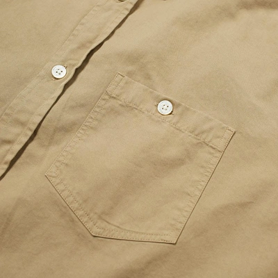 Shop Norse Projects Anton Twill Shirt In Green