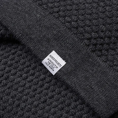 Shop Norse Projects Skagen All Over Bubble Knit In Grey