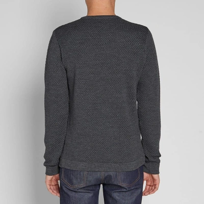 Shop Norse Projects Skagen All Over Bubble Knit In Grey