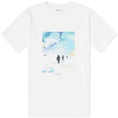 Shop Norse Projects X Daniel Frost Trail Tee In White
