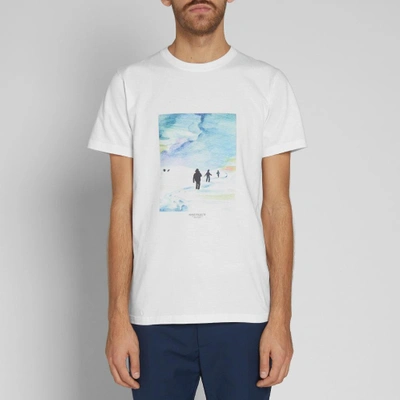 Shop Norse Projects X Daniel Frost Trail Tee In White