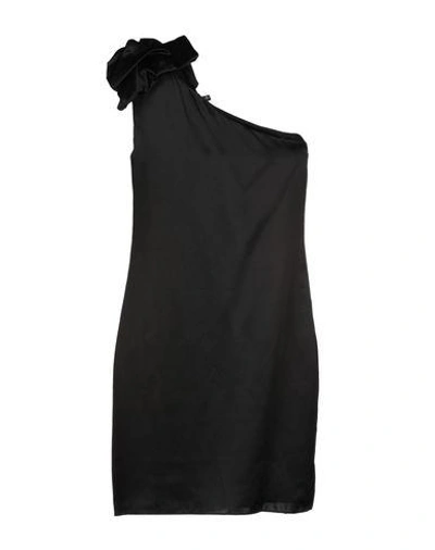 Shop 7 For All Mankind Short Dress In Black
