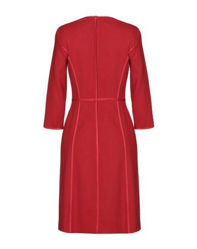 Shop Escada Knee-length Dress In Red