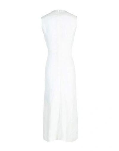 Shop Protagonist 3/4 Length Dresses In Ivory