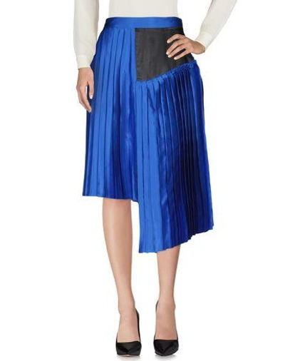 Shop Public School Knee Length Skirt In Dark Blue