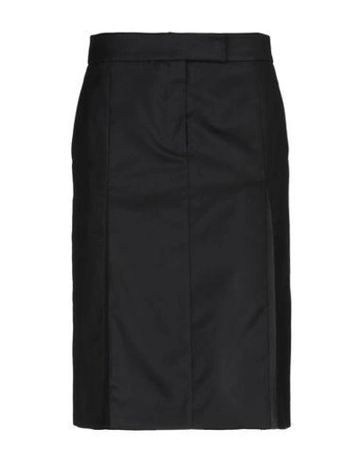 Shop Thom Browne Knee Length Skirts In Black