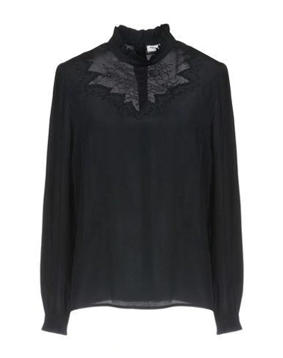 Shop Paul & Joe Lace Shirts & Blouses In Black