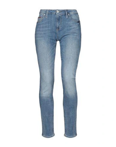 Shop Tommy Jeans Denim Pants In Blue