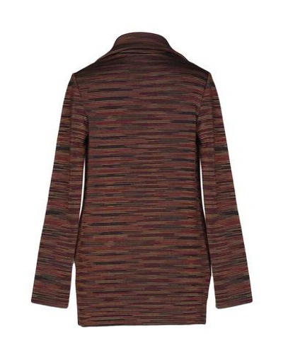 Shop M Missoni Sartorial Jacket In Maroon