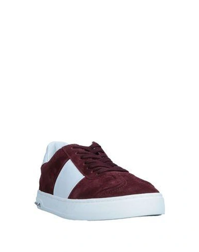 Shop Valentino Sneakers In Maroon