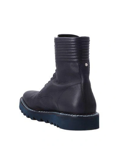 Shop Cesare Paciotti Ankle Boots In Dark Blue