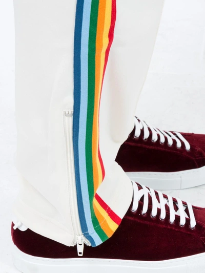 Shop Givenchy Burgundy Urban Street Low-top Sneakers
