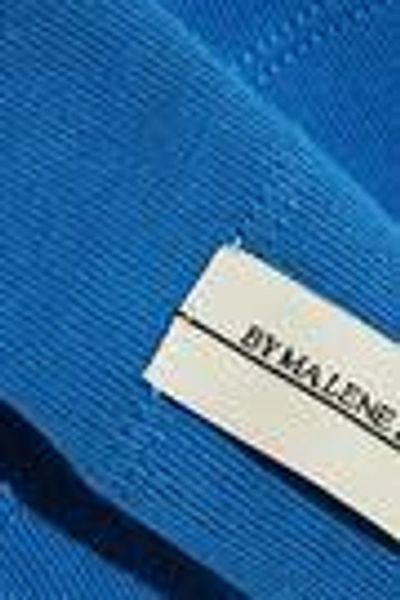 Shop By Malene Birger Woman New Dawn Cotton-jersey Tank Blue