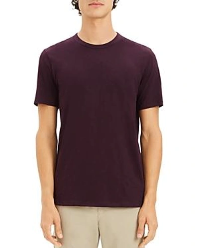 Shop Theory Cosmos Essential Tee In Aubergine