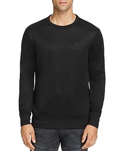 Shop G-star Raw Motac Dc Slim Fit Sweatshirt In Dark Black