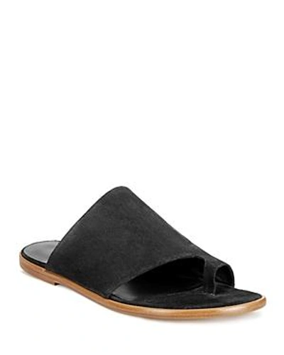 Shop Vince Women's Edris Suede Slide Sandals In Coastal