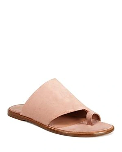 Shop Vince Women's Edris Suede Slide Sandals In Blush