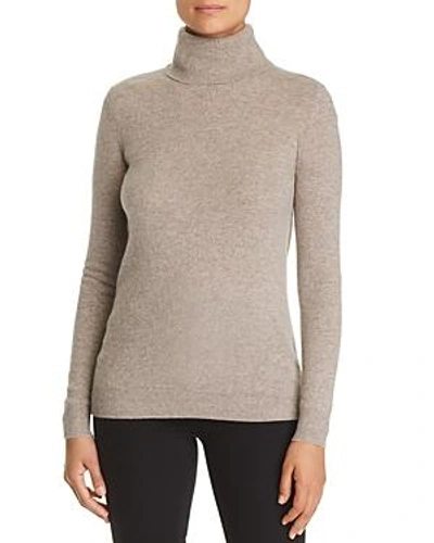 Shop C By Bloomingdale's Cashmere Turtleneck Sweater - 100% Exclusive In Sesame